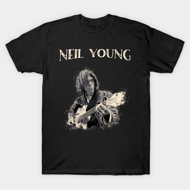 Neil Young T-Shirt by Yopi